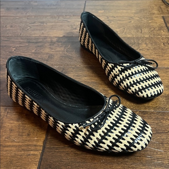 Schultz ARISSA STRAW BALLET FLAT size 8